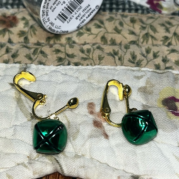 Jingle Bell Earrings Handcrafted - Picture 8 of 12
